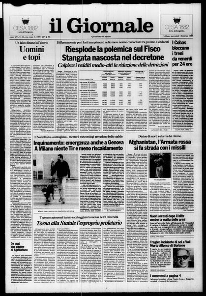 Il giornale : quotidiano del mattino